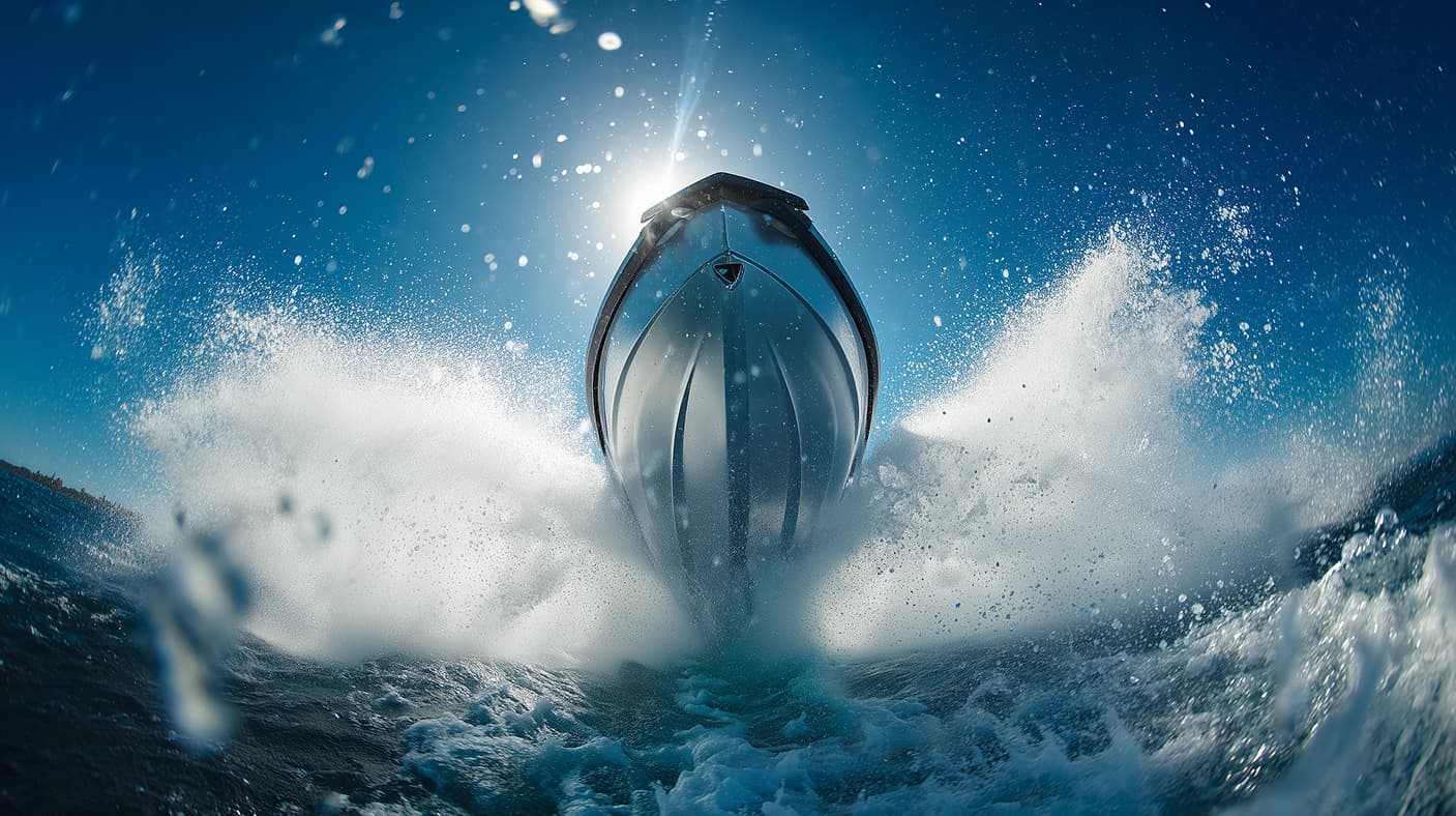 Marine web development image showing a premium digital build context.