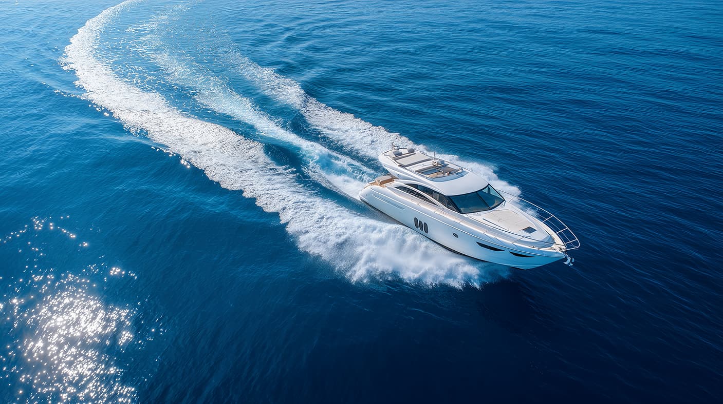 Boat charter sector image showing premium marine context.