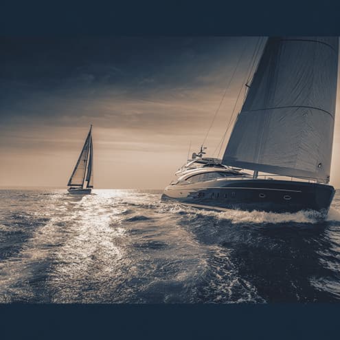 Marine image used to illustrate search visibility and SEO for yacht brokers.