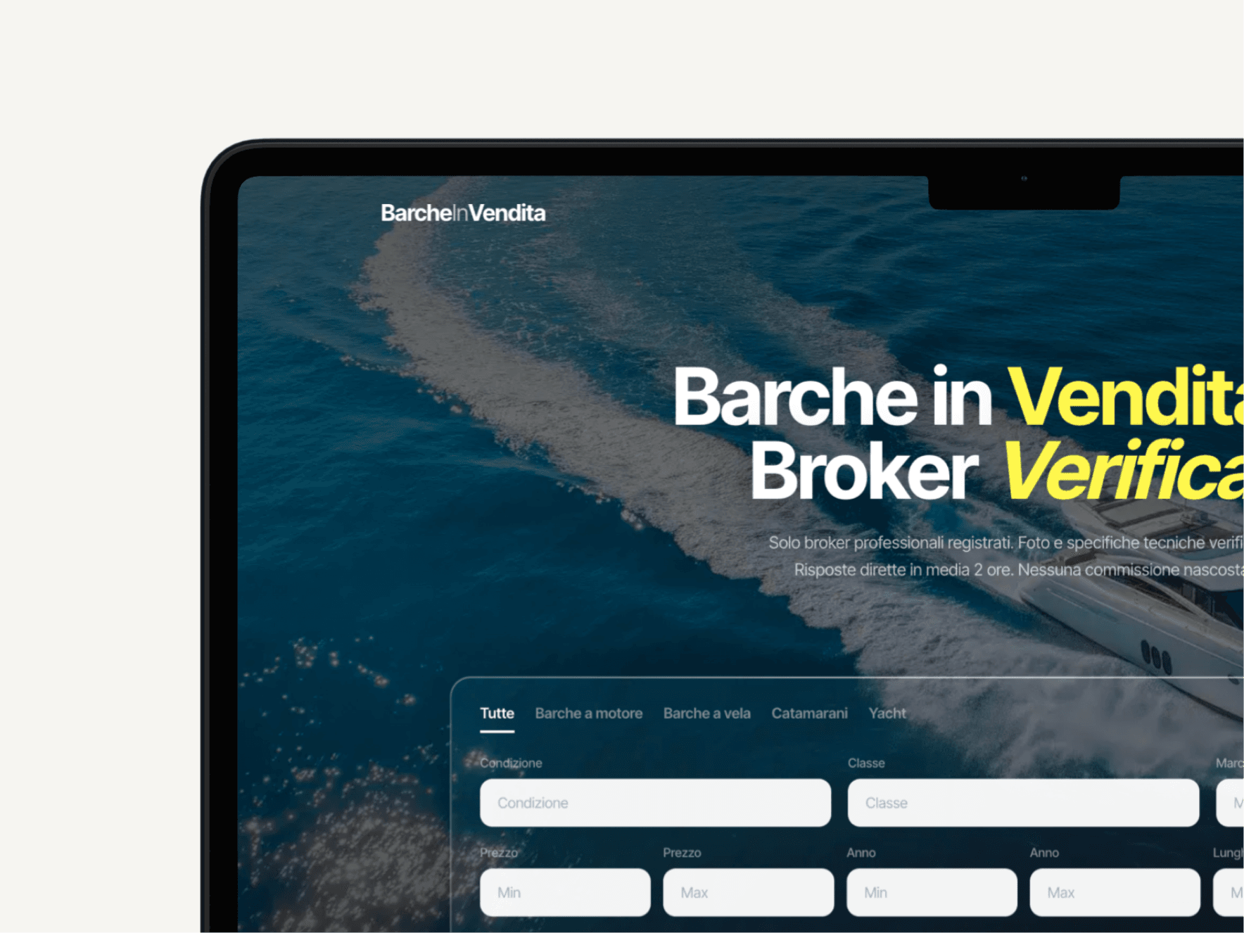 Barche in Vendita Italian boat marketplace — built by Marine Marketing International