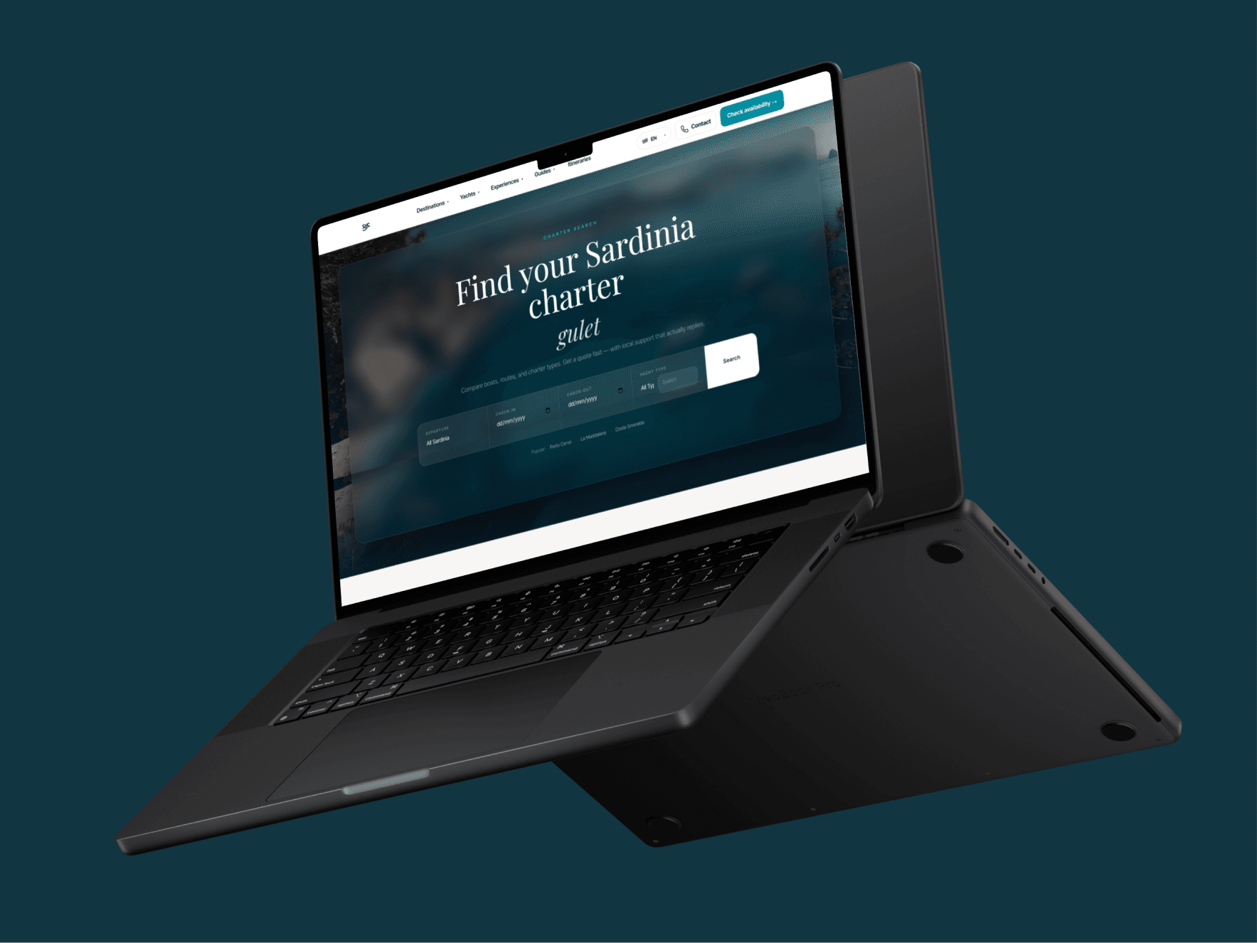 Sardinia Yacht Charter — built by Marine Marketing International