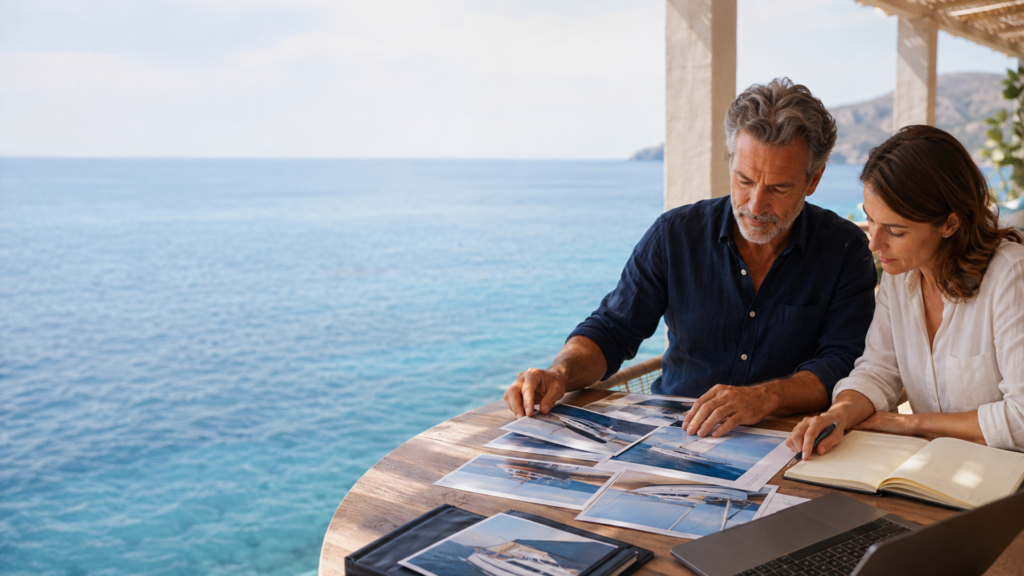 Content marketing for boat builders editorial calendar reviewed beside a model comparison guide