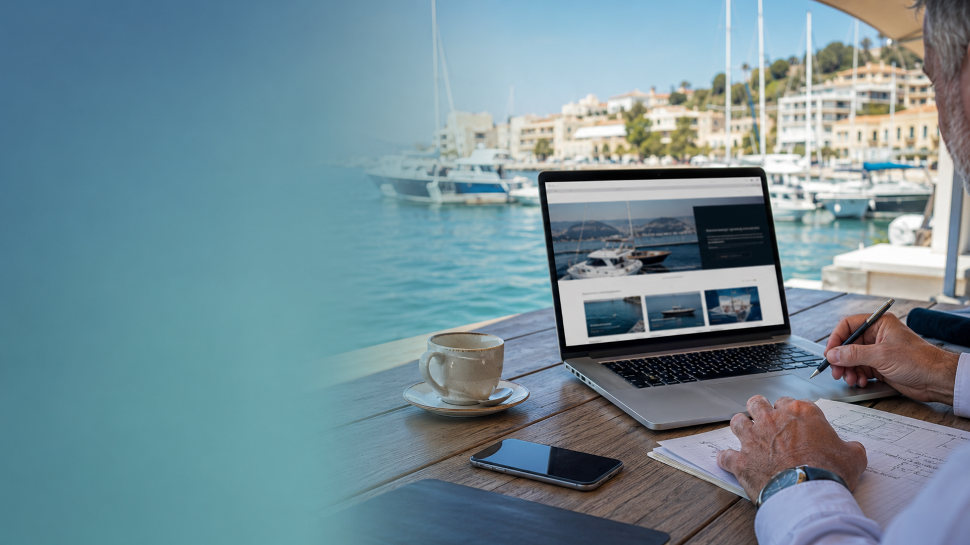 Social media content engine for a boat builder mapped against dealer enquiries