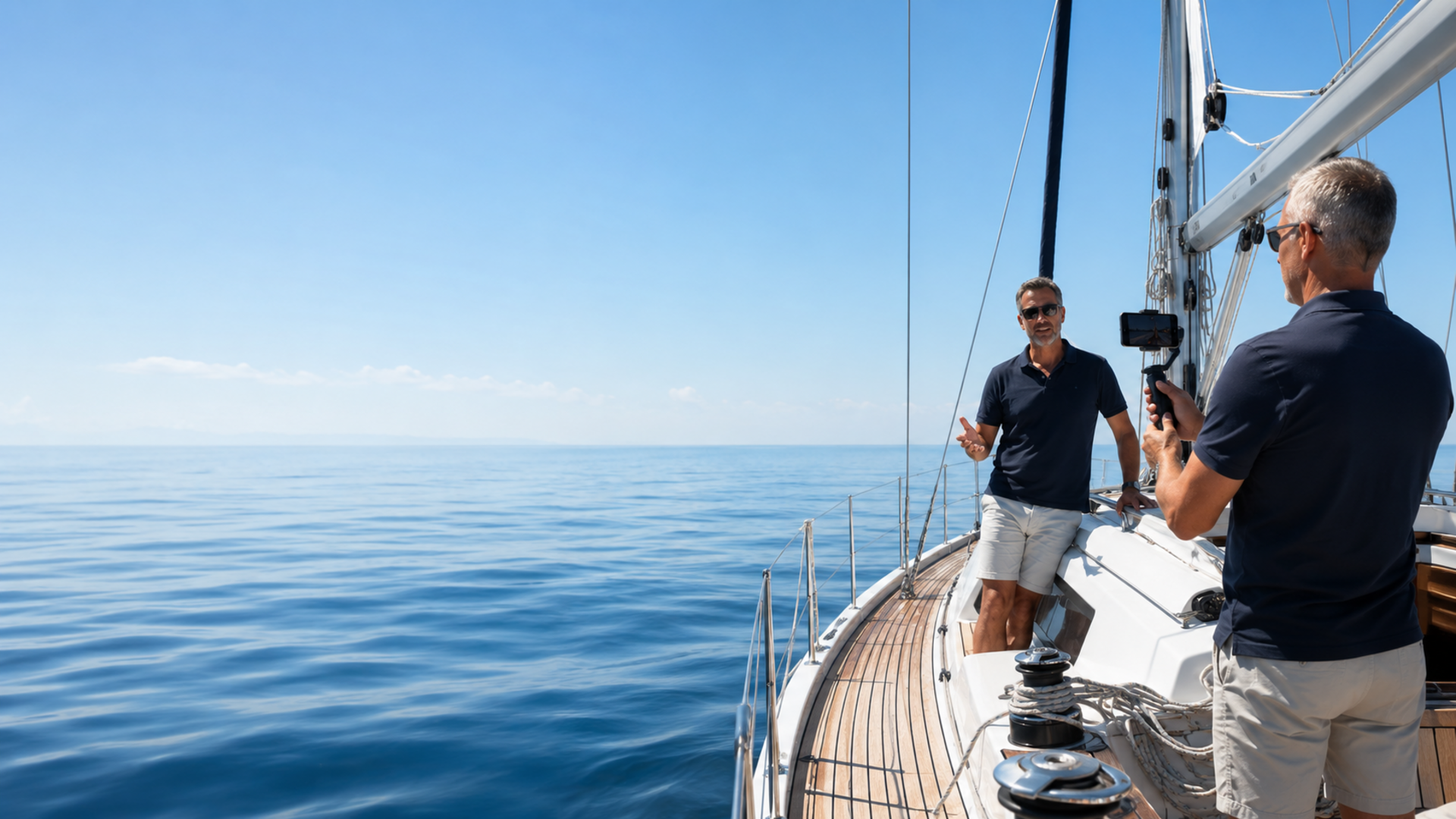 Social media marketing for yacht brokers content calendar reviewed beside listing photography